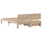 vidaXL Massivholzbett mit Schubladen 140x190 cm Kiefer vidaXL Massivholzbett mit Schubladen 140x190 cm Kiefer