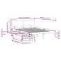 vidaXL Massivholzbett mit Schubladen 140x190 cm Kiefer vidaXL Massivholzbett mit Schubladen 140x190 cm Kiefer