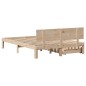 vidaXL Massivholzbett mit Schubladen 135x190 cm Kiefer vidaXL Massivholzbett mit Schubladen 135x190 cm Kiefer