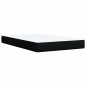 vidaXL Boxspringbett mit Matratze Schwarz 120x190 cm Stoff vidaXL Boxspringbett mit Matratze Schwarz 120x190 cm Stoff