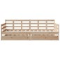 vidaXL Tagesbett mit Schubladen 90x190 cm Massivholz Kiefer vidaXL Tagesbett mit Schubladen 90x190 cm Massivholz Kiefer