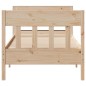 vidaXL Massivholzbett ohne Matratze 75x190 cm Kiefernholz vidaXL Massivholzbett ohne Matratze 75x190 cm Kiefernholz
