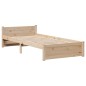 vidaXL Bettgestell mit Kopfteil ohne Matratze 75x190 cm vidaXL Bettgestell mit Kopfteil ohne Matratze 75x190 cm