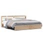vidaXL Bettgestell mit Kopfteil ohne Matratze 200x200 cm vidaXL Bettgestell mit Kopfteil ohne Matratze 200x200 cm