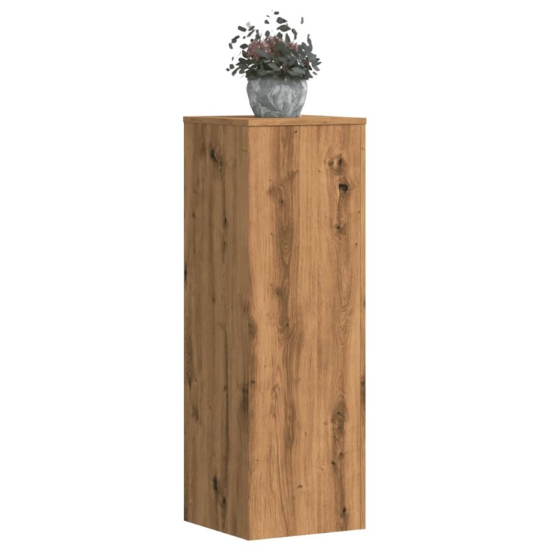 vidaXL Pflanzenständer 2 Stk. Artisan-Eiche 33x33x100 cm Holzwerkstoff vidaXL Pflanzenständer 2 Stk. Artisan-Eiche 33x33x100 cm Holzwerkstoff