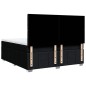 vidaXL Boxspringbett mit Matratze Schwarz 200x200 cm Stoff vidaXL Boxspringbett mit Matratze Schwarz 200x200 cm Stoff