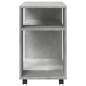 vidaXL Beistelltisch mit Rollen Betongrau 70x35x60 cm Holzwerkstoff vidaXL Beistelltisch mit Rollen Betongrau 70x35x60 cm Holzwerkstoff