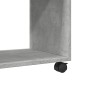 vidaXL Beistelltisch mit Rollen Betongrau 70x35x60 cm Holzwerkstoff vidaXL Beistelltisch mit Rollen Betongrau 70x35x60 cm Holzwerkstoff