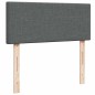 vidaXL Boxspringbett mit Matratze Dunkelgrau 120x190 cm Stoff vidaXL Boxspringbett mit Matratze Dunkelgrau 120x190 cm Stoff