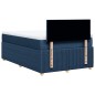 vidaXL Boxspringbett mit Matratze Blau 120x190 cm Stoff vidaXL Boxspringbett mit Matratze Blau 120x190 cm Stoff
