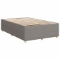 vidaXL Boxspringbett mit Matratze Taupe 120x190 cm Stoff vidaXL Boxspringbett mit Matratze Taupe 120x190 cm Stoff