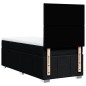 vidaXL Boxspringbett mit Matratze Schwarz 100x200 cm Stoff vidaXL Boxspringbett mit Matratze Schwarz 100x200 cm Stoff