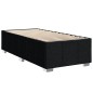 vidaXL Boxspringbett mit Matratze Schwarz 100x200 cm Stoff vidaXL Boxspringbett mit Matratze Schwarz 100x200 cm Stoff