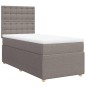 vidaXL Boxspringbett mit Matratze Taupe 80x200 cm Stoff vidaXL Boxspringbett mit Matratze Taupe 80x200 cm Stoff