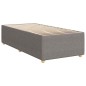 vidaXL Boxspringbett mit Matratze Taupe 80x200 cm Stoff vidaXL Boxspringbett mit Matratze Taupe 80x200 cm Stoff