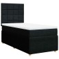 vidaXL Boxspringbett mit Matratze Schwarz 100x200 cm Stoff vidaXL Boxspringbett mit Matratze Schwarz 100x200 cm Stoff