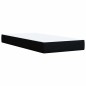 vidaXL Boxspringbett mit Matratze Schwarz 100x200 cm Stoff vidaXL Boxspringbett mit Matratze Schwarz 100x200 cm Stoff