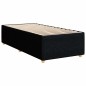 vidaXL Boxspringbett mit Matratze Schwarz 100x200 cm Stoff vidaXL Boxspringbett mit Matratze Schwarz 100x200 cm Stoff