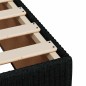 vidaXL Boxspringbett mit Matratze Schwarz 100x200 cm Stoff vidaXL Boxspringbett mit Matratze Schwarz 100x200 cm Stoff