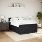vidaXL Boxspringbett mit Matratze Schwarz 160x200 cm Samt vidaXL Boxspringbett mit Matratze Schwarz 160x200 cm Samt