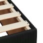 vidaXL Boxspringbett mit Matratze Schwarz 160x200 cm Samt vidaXL Boxspringbett mit Matratze Schwarz 160x200 cm Samt