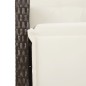 vidaXL 9-tlg. Garten-Bistro-Set mit Kissen Braun Poly Rattan vidaXL 9-tlg. Garten-Bistro-Set mit Kissen Braun Poly Rattan