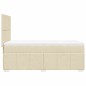 vidaXL Boxspringbett mit Matratze Creme 80x200 cm Stoff vidaXL Boxspringbett mit Matratze Creme 80x200 cm Stoff