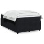 vidaXL Boxspringbett mit Matratze Schwarz 120x190 cm Samt vidaXL Boxspringbett mit Matratze Schwarz 120x190 cm Samt