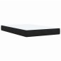 vidaXL Boxspringbett mit Matratze Schwarz 120x190 cm Samt vidaXL Boxspringbett mit Matratze Schwarz 120x190 cm Samt