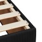 vidaXL Boxspringbett mit Matratze Schwarz 120x190 cm Samt vidaXL Boxspringbett mit Matratze Schwarz 120x190 cm Samt