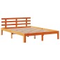 vidaXL Massivholzbett mit Schubladen Wachsbraun 140x190 cm Kiefer