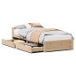 vidaXL Massivholzbett ohne Matratze 75x190 cm Kiefernholz vidaXL Massivholzbett ohne Matratze 75x190 cm Kiefernholz