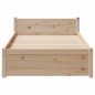 vidaXL Massivholzbett ohne Matratze 75x190 cm Kiefernholz vidaXL Massivholzbett ohne Matratze 75x190 cm Kiefernholz
