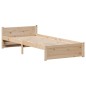 vidaXL Massivholzbett ohne Matratze 75x190 cm Kiefernholz vidaXL Massivholzbett ohne Matratze 75x190 cm Kiefernholz