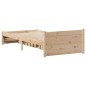 vidaXL Massivholzbett ohne Matratze 75x190 cm Kiefernholz vidaXL Massivholzbett ohne Matratze 75x190 cm Kiefernholz