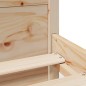 vidaXL Massivholzbett ohne Matratze 75x190 cm Kiefernholz vidaXL Massivholzbett ohne Matratze 75x190 cm Kiefernholz