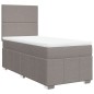 vidaXL Boxspringbett mit Matratze Taupe 80x200 cm Stoff vidaXL Boxspringbett mit Matratze Taupe 80x200 cm Stoff
