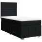 vidaXL Boxspringbett mit Matratze Schwarz 80x200 cm Stoff vidaXL Boxspringbett mit Matratze Schwarz 80x200 cm Stoff