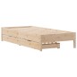 vidaXL Massivholzbett ohne Matratze 100x200 cm Kiefernholz vidaXL Massivholzbett ohne Matratze 100x200 cm Kiefernholz