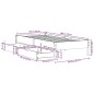 vidaXL Massivholzbett ohne Matratze 100x200 cm Kiefernholz vidaXL Massivholzbett ohne Matratze 100x200 cm Kiefernholz