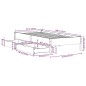 vidaXL Massivholzbett ohne Matratze Wachsbraun 90x200 Kiefernholz vidaXL Massivholzbett ohne Matratze Wachsbraun 90x200 Kiefernholz