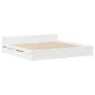 vidaXL Massivholzbett ohne Matratze Weiß 150x200 cm Kiefernholz vidaXL Massivholzbett ohne Matratze Weiß 150x200 cm Kiefernholz
