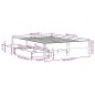 vidaXL Massivholzbett ohne Matratze Wachsbraun 150x200 cm Kiefernholz vidaXL Massivholzbett ohne Matratze Wachsbraun 150x200 cm Kiefernholz