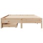 vidaXL Massivholzbett ohne Matratze 120x190 cm Kiefernholz vidaXL Massivholzbett ohne Matratze 120x190 cm Kiefernholz