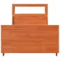 vidaXL Massivholzbett ohne Matratze Wachsbraun 90x190 cm Kiefernholz vidaXL Massivholzbett ohne Matratze Wachsbraun 90x190 cm Kiefernholz