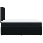 vidaXL Boxspringbett mit Matratze Schwarz 120x190 cm Stoff vidaXL Boxspringbett mit Matratze Schwarz 120x190 cm Stoff