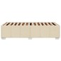 vidaXL Bettgestell ohne Matratze Creme 80x200 cm Stoff vidaXL Bettgestell ohne Matratze Creme 80x200 cm Stoff