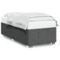 vidaXL Bettgestell ohne Matratze Dunkelgrau 90x200 cm Stoff vidaXL Bettgestell ohne Matratze Dunkelgrau 90x200 cm Stoff