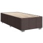 vidaXL Bettgestell ohne Matratze Dunkelbraun 90x200 cm Stoff vidaXL Bettgestell ohne Matratze Dunkelbraun 90x200 cm Stoff
