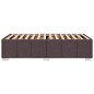 vidaXL Bettgestell ohne Matratze Dunkelbraun 90x200 cm Stoff vidaXL Bettgestell ohne Matratze Dunkelbraun 90x200 cm Stoff